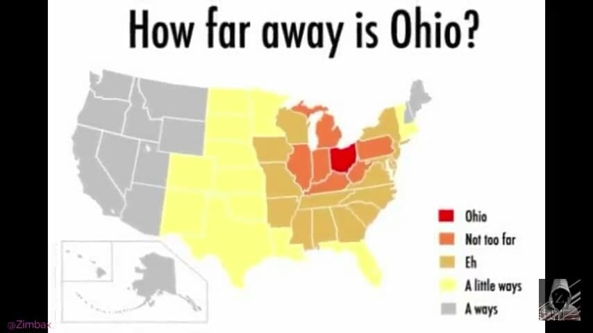 Raga voi quanto siete distanti dall'Ohio?