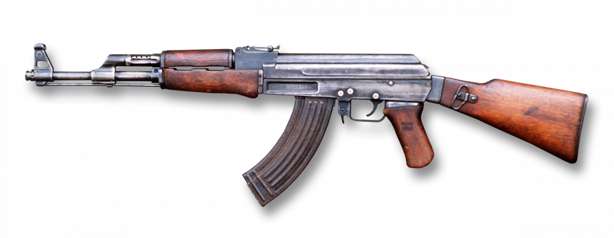 L'AK-47 (nome ufficiale in russo: Автомат Калашников?, Avtomat Kalašnikov, fucile automatico di Kalašnikov) 