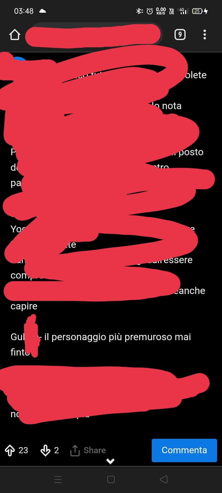 Scusate ragazzi non è per scena però allora scusate per i casini passati, cioè non basta la scusa vero però scusate. ?Se stai male?USA E CONDIVIDI ? LA LINEA DI ASCOLTO H24/24 7/7 1.96.96 UN SERVIZIO GRATUITO CHE AIUTA TUTTI e informati sul veganismo