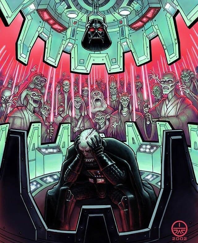 Man, being Vader it's painful.