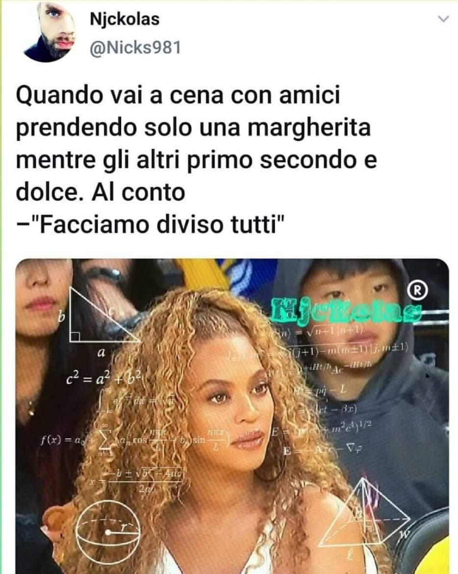 Secondo me non è giusto. 