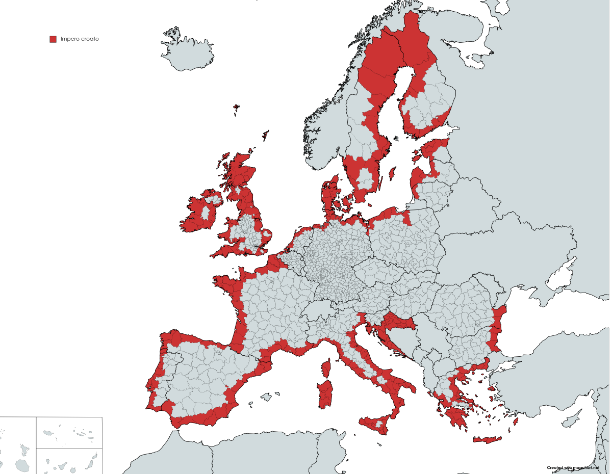 La croazia, ma non si è fermata dopo aver rubato la costa alla bosnia, quindi ha continuato per l'ue