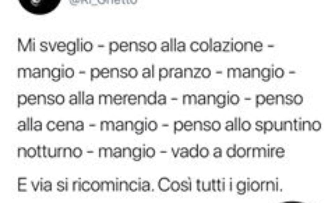 Il cibo è vita.