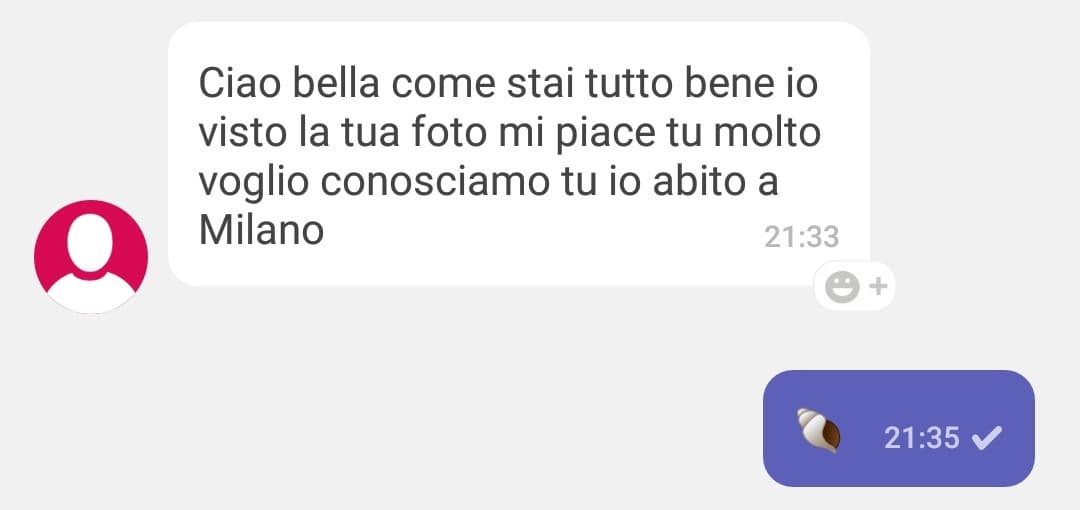 Non so se mi confonde di più il primo messaggio o la risposta... 