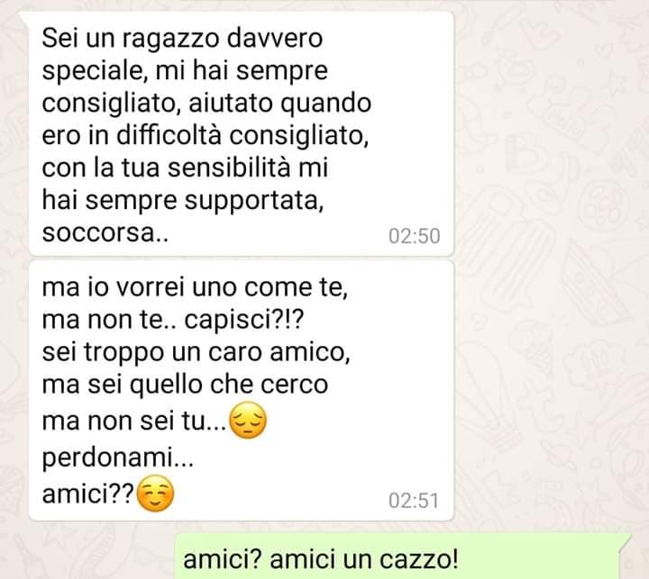 Storia vera ripetuta almeno una decina  di volte nella vita. 
Ma che senso ha? 

"Ma io vorrei uno come te, ma non te"