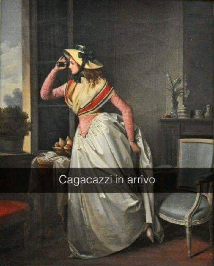 Hahaha quando fai finta di non essere in casa ? ?