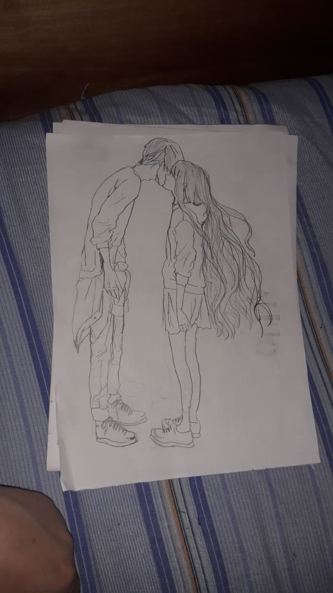 un disegno di qualche giorno fa ahah 