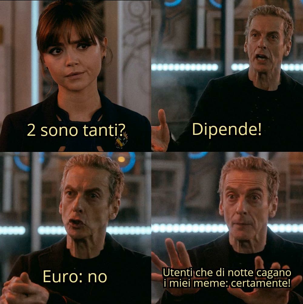 Mi sento leggermente inutile a far meme a quest'ora.