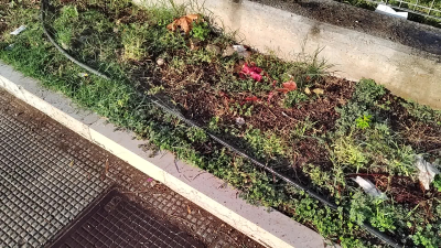 Seconda volta che passo di qua, seconda volta che mi faccio il bagnetto per un tubo d'acqua bucato