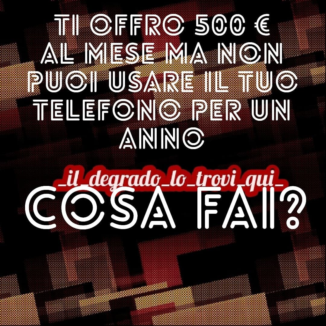 Cosa fareste?