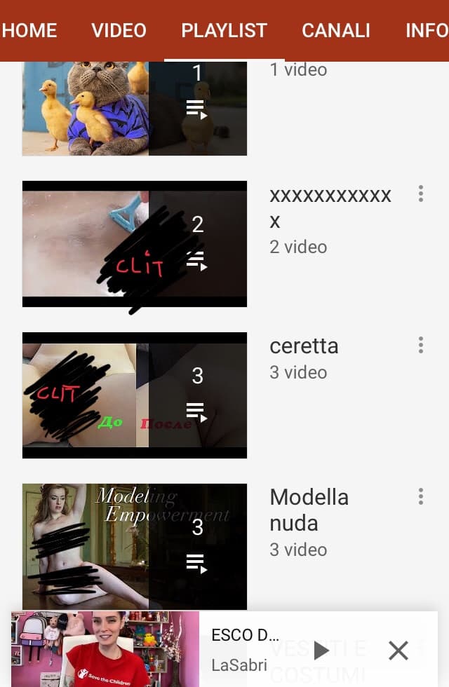 MUOIO AHAHA
È il canale di un bambino che ha commentato un video della Sabri? Piccolo ingenuo