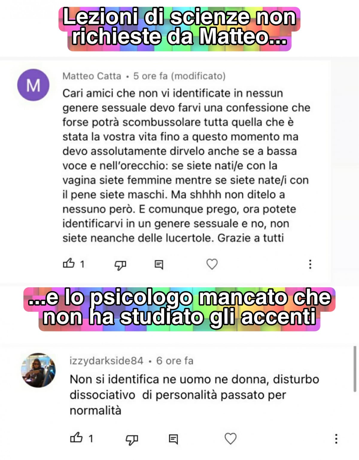 Sotto un video di Charlie Moon?