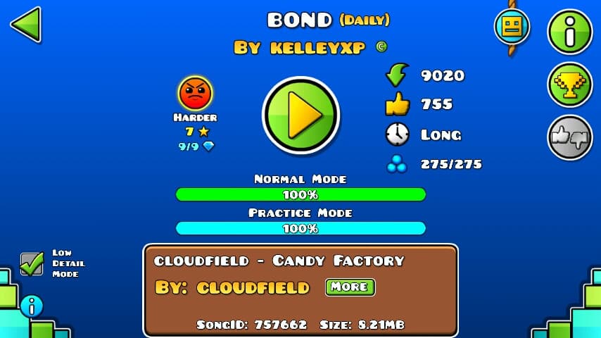 Bond 100%; By Kellevxp; (Difficoltà: Harder 7?.); (Grado: Normal.)