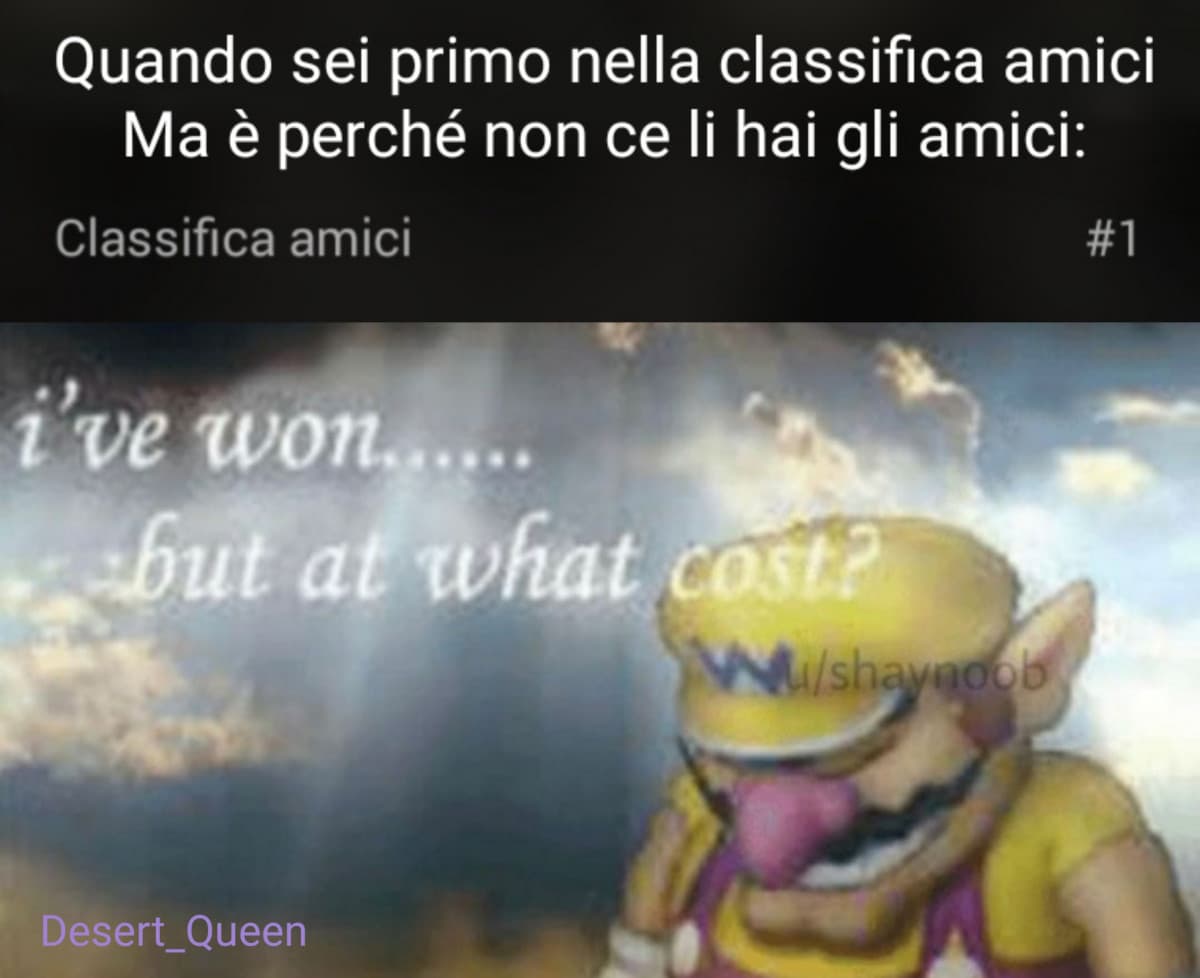 Era da un po' che non facevo qualche memino