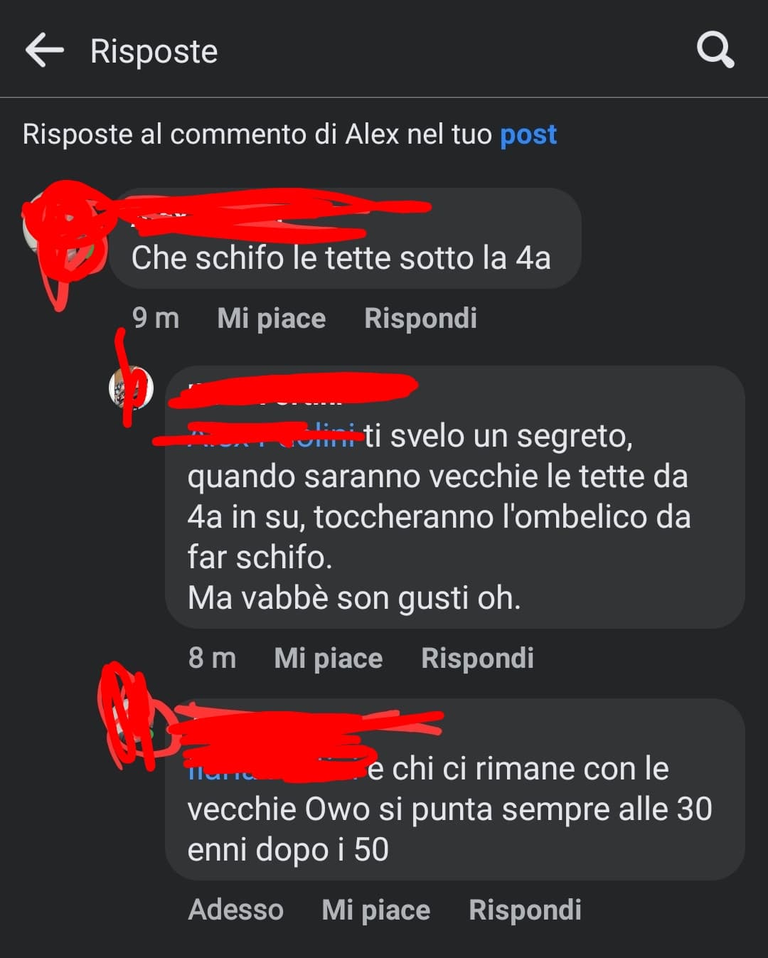 Non sapevo che quando una donna invecchia l'uomo la butta via e cerca un corpo giovanile, bella roba. 