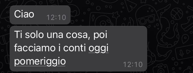 Grazie papà, questi si che sono messaggi che scaldano il cuore???????