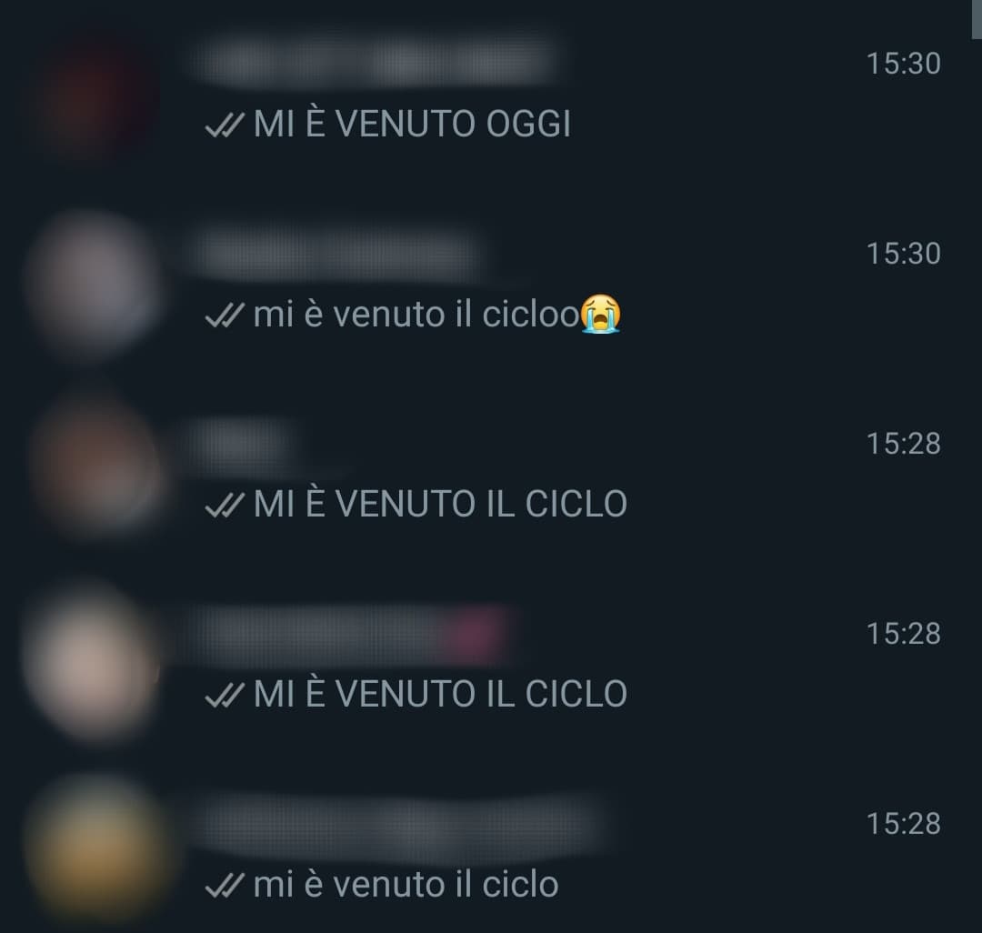 RAGAZZI il più atteso di tutta la mia vita non sono mai stata così felice di avere il ciclo sto piangewnado non sono incinta