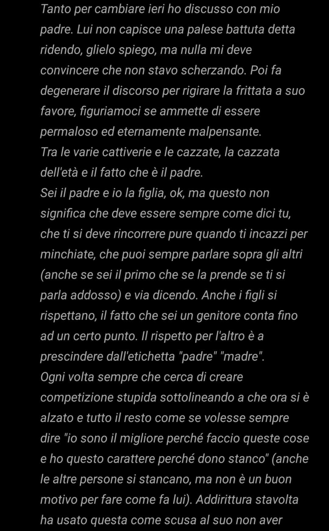 Se alcuni genitori fossero meno arroganti molte più famiglie andrebbero d'accordo 