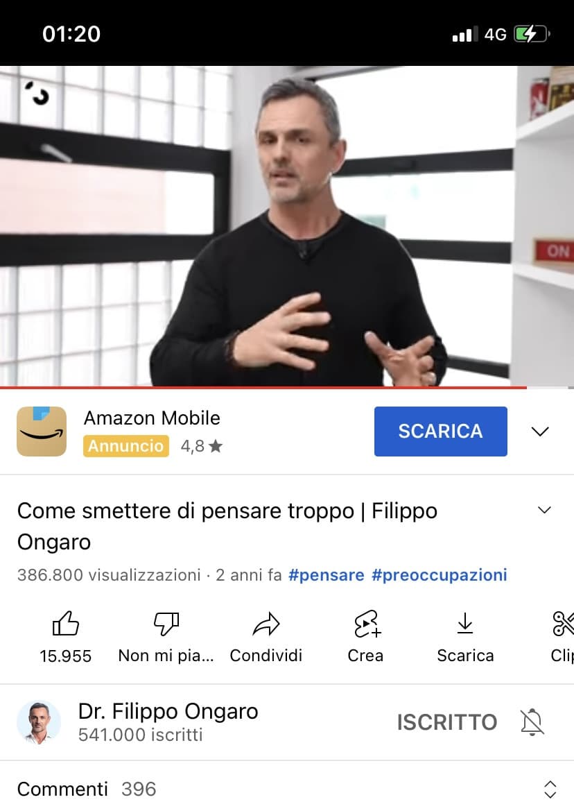 io guardo sto genere di video non tanto per i consigli ma per il semplice fatto che mi consolano e mi rilassano, facendomi capire che posso controllare la situazione ok, ho bisogno di cure immediate