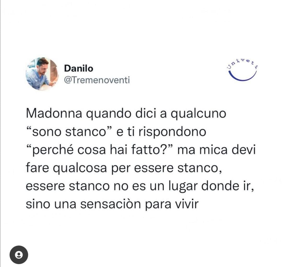 Peggio ancora quando cominciano con "e allora io che ho fatto...". Come se fosse una gara 