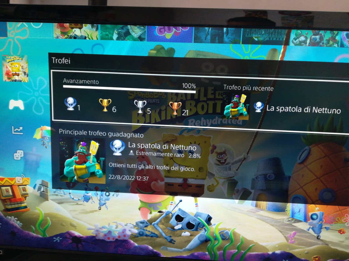 Ho platinato Spongebob Battle for bikini Bottom ?