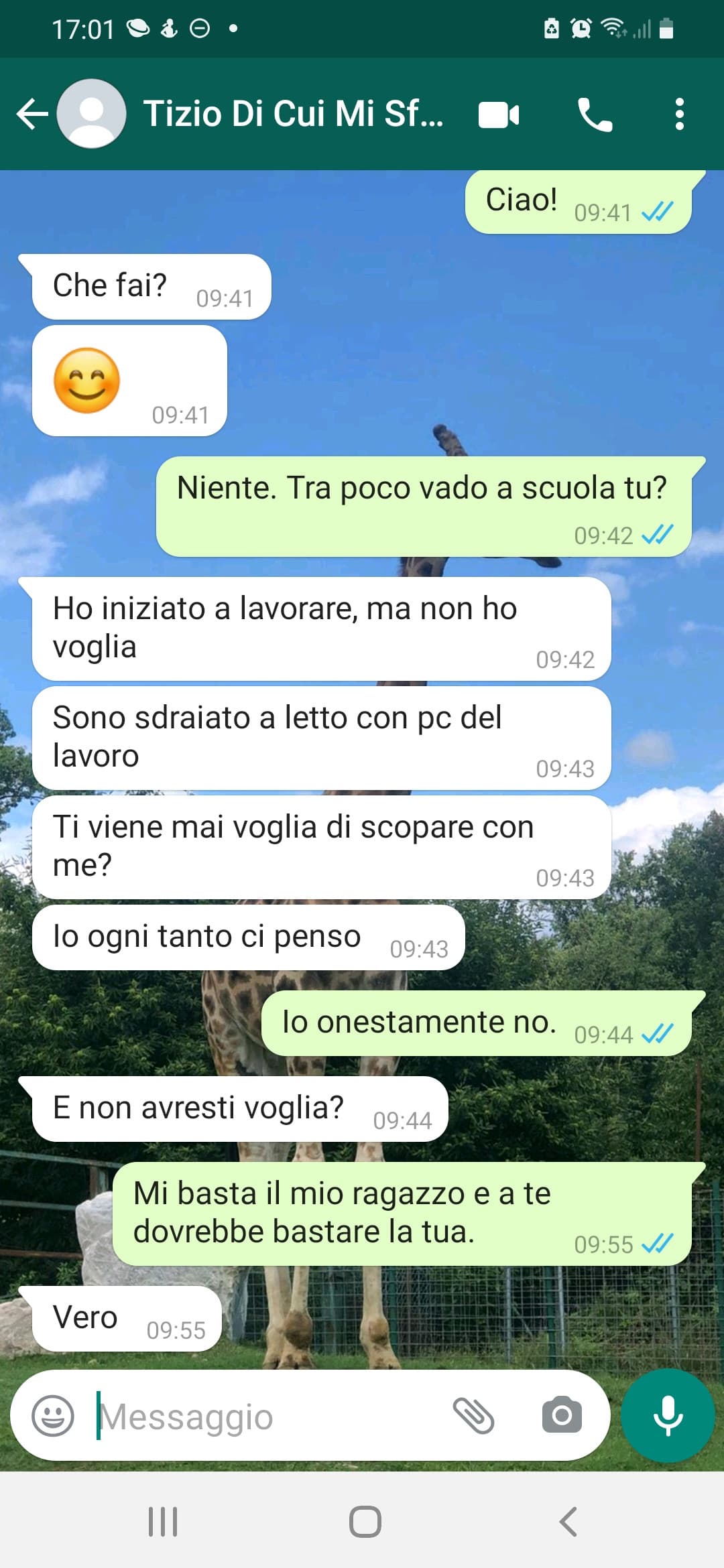 Dimmi che sei coglione senza dirmi che sei coglione. Inizia lui: