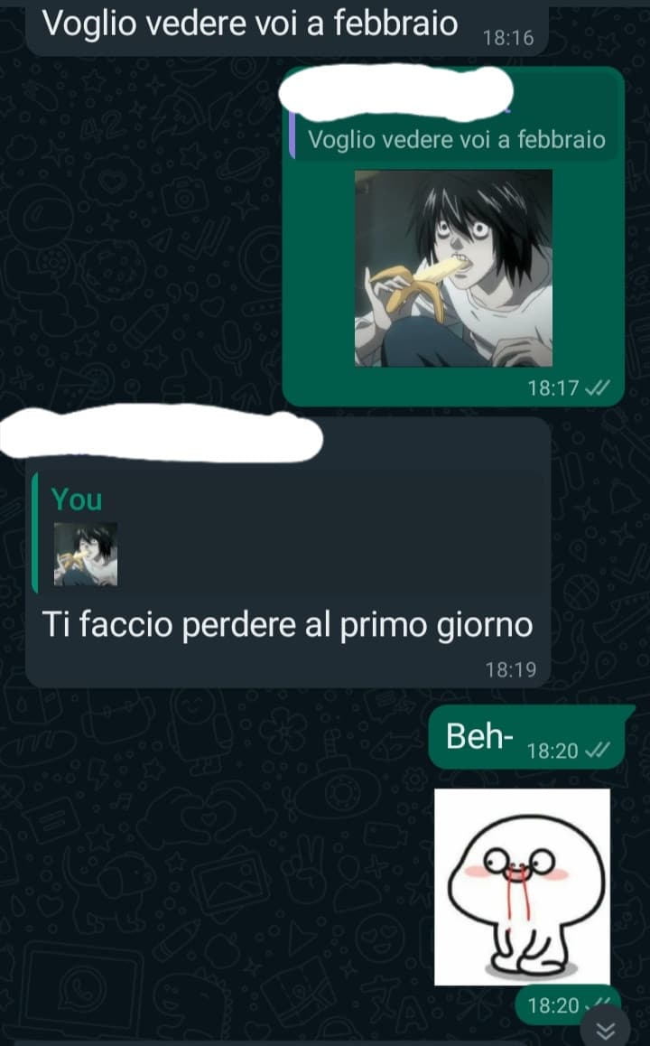 Dopo ha scritto "non ti dispiacerebbe eh ahah" NO.