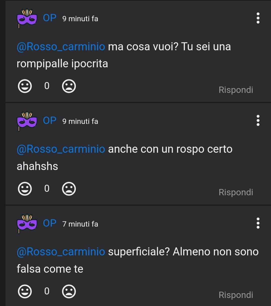 Mh. Interessante. Solo perché ho detto che non guardo l'aspetto fisico