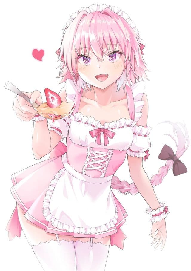 Teh beccatevi Astolfo in versione maid