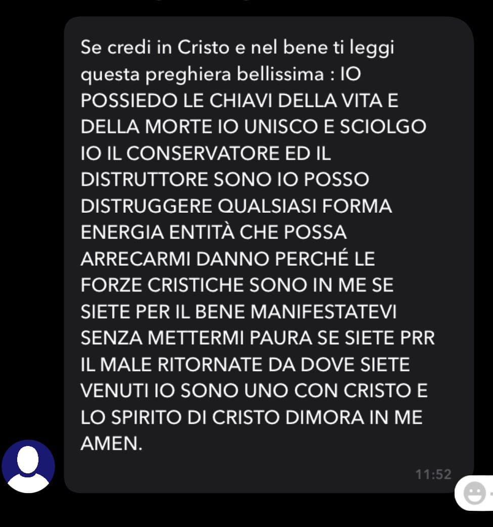 Non so chi tu sia, ma ti amo