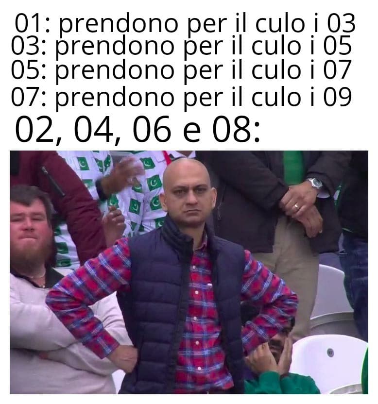 Questo meme sembra un codice fiscale