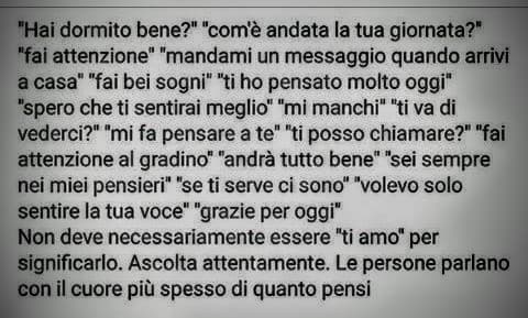 Bhe sono le piccole cose e parole che ci diferenziano dagli altri 