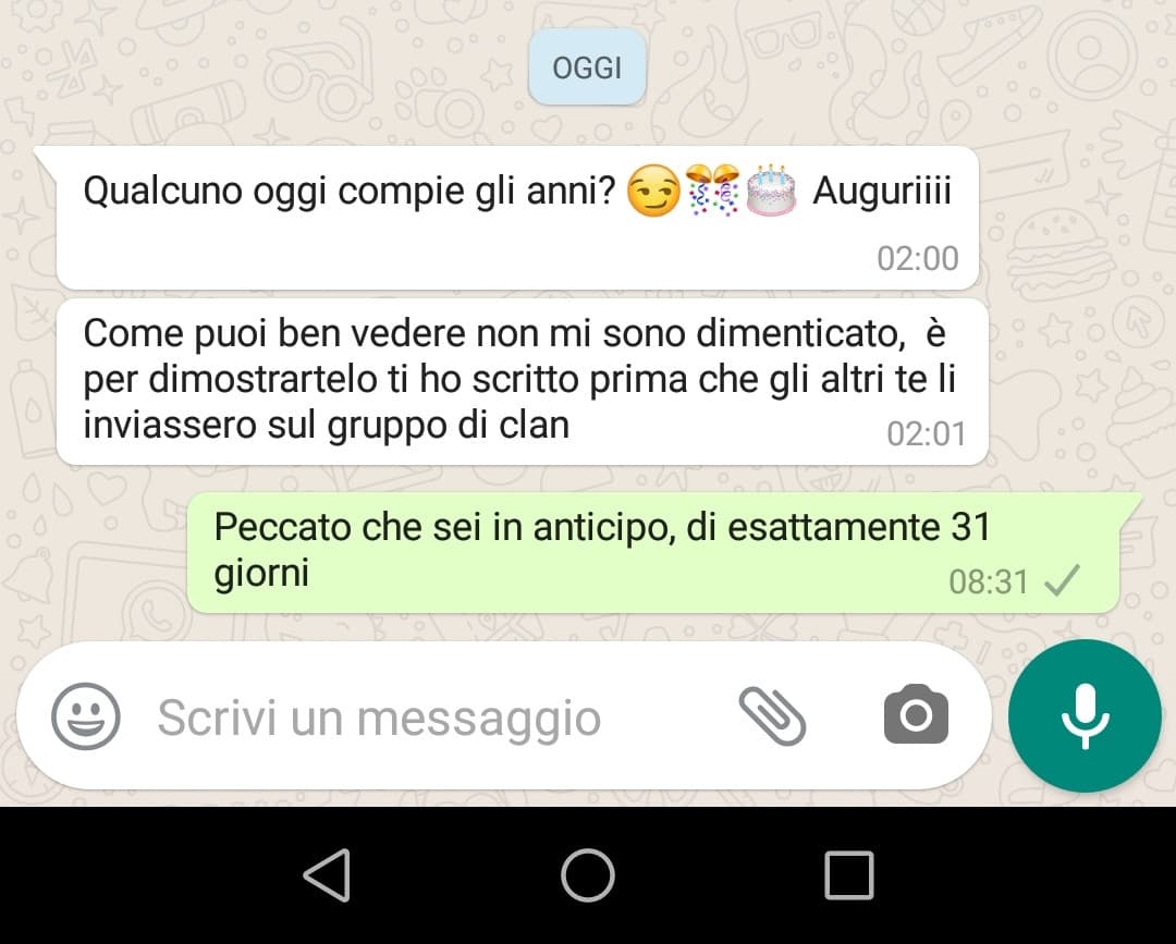 Questo è un mio amico. Quanto è scemo da uno a infinito? 