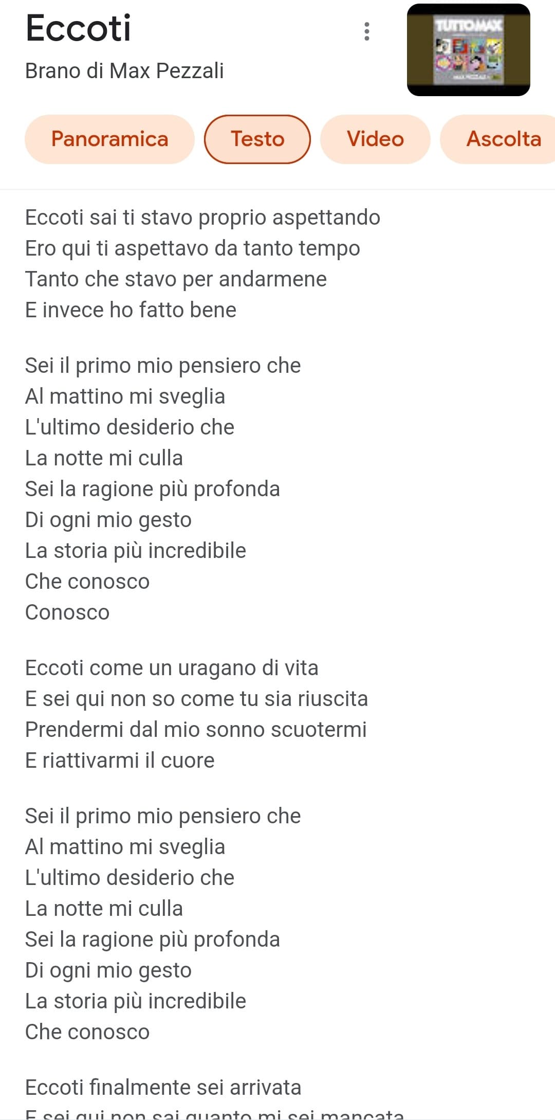 Poche canzoni sono belle più di questa ❤