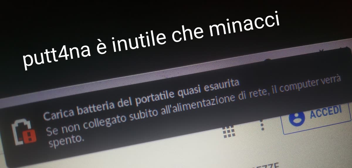 Sempre il computer cinque nanosecondi dopo: 