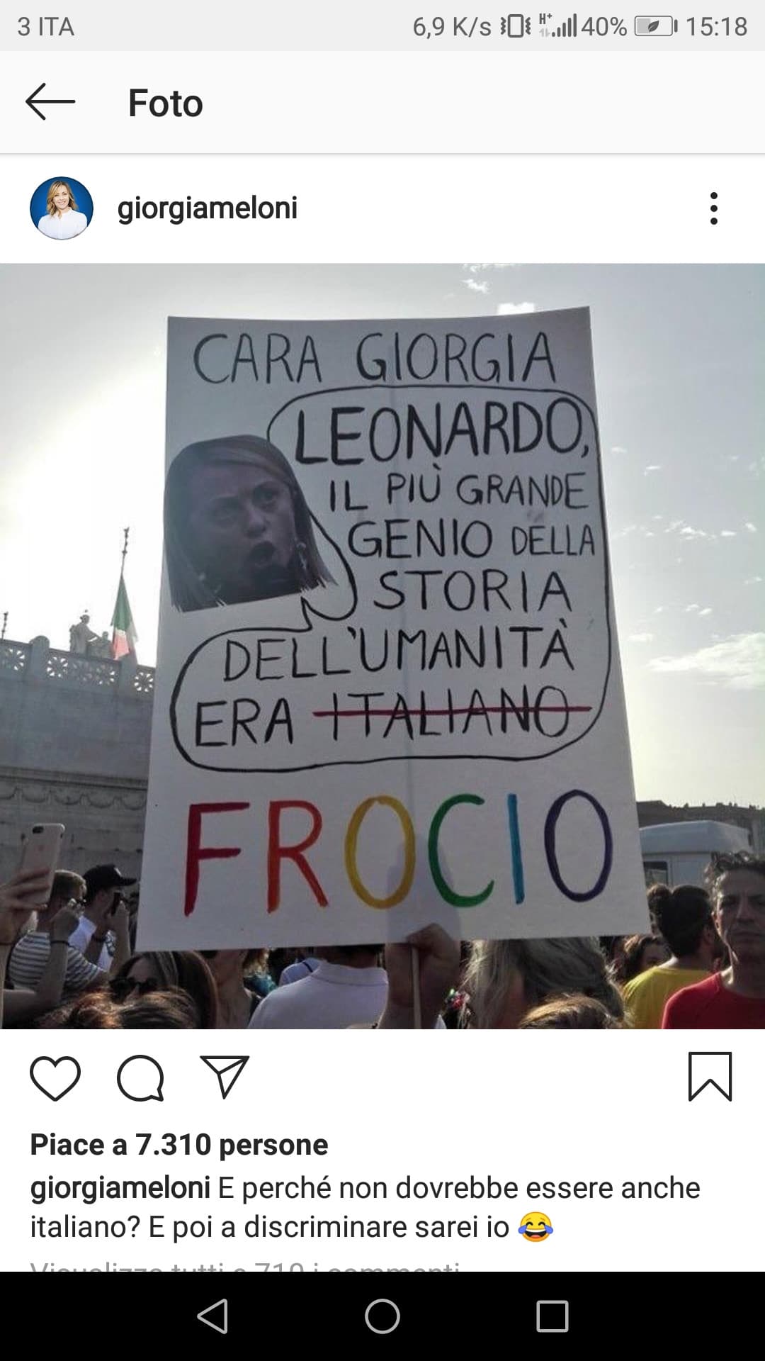 E pure la LGBT+ non è che sia di meno in fatto fi ignoranza?‍♂️?‍♂️