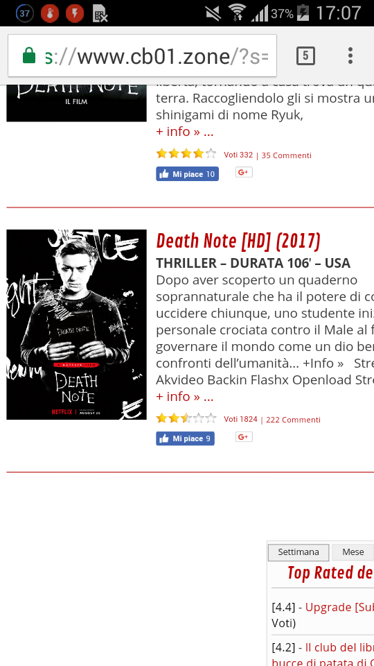 Raga ho trovato quella cagata di film che ha fatto la netfilx su death note.