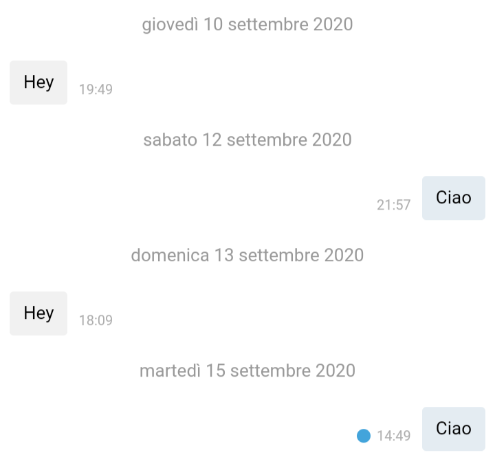 Scusate per il comportamento 