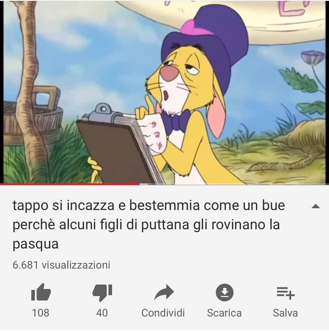 Io lo subito cercato su Youtube 