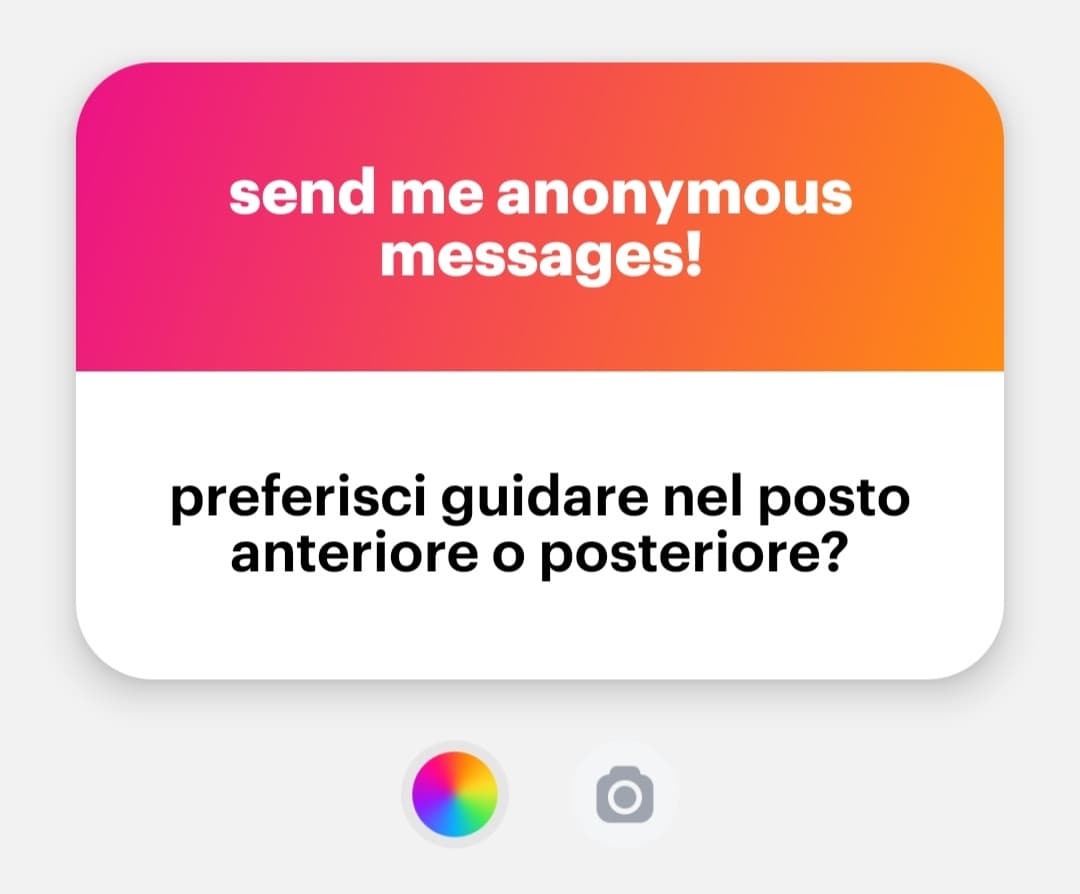 Come cazzo si guida dal posto posteriore? Tf