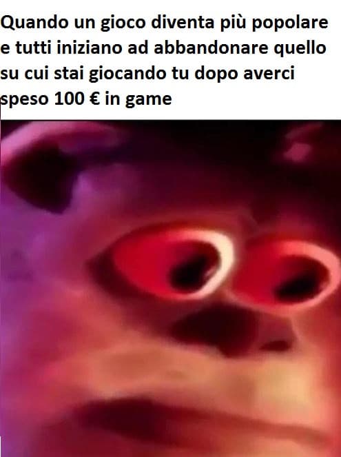 A me è successo con un gioco di Magic, per questo ho fatto questo meme...