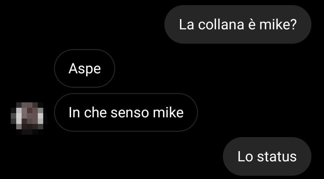 Non vorrei sbagliarmi, ma quella non è la collana da mike? (kakegurui). Se è la collana da mike, rido tantissimo AHAHAH. 