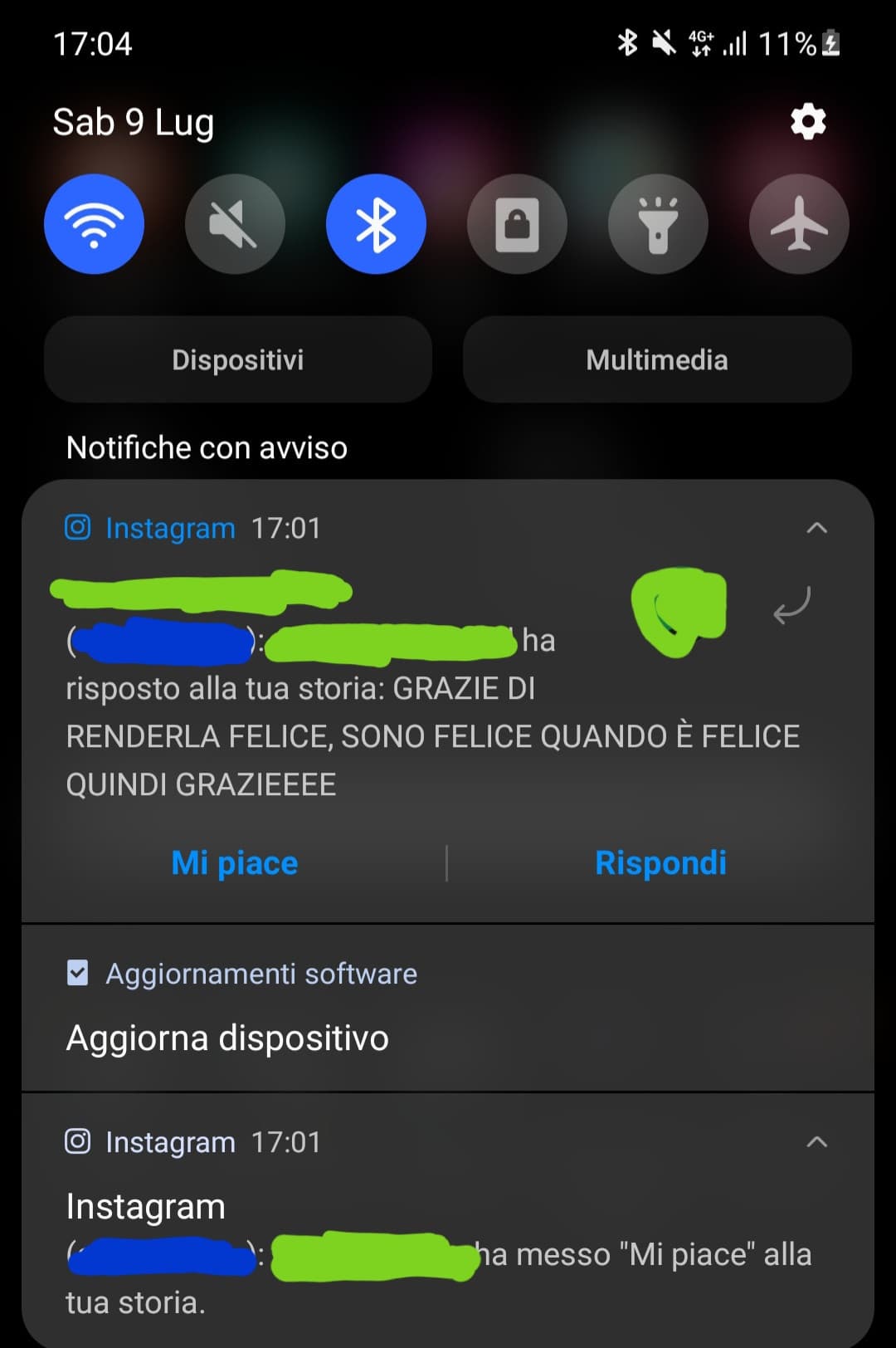 ex migliore amico della mia ragazza mi ha appena scritto questo