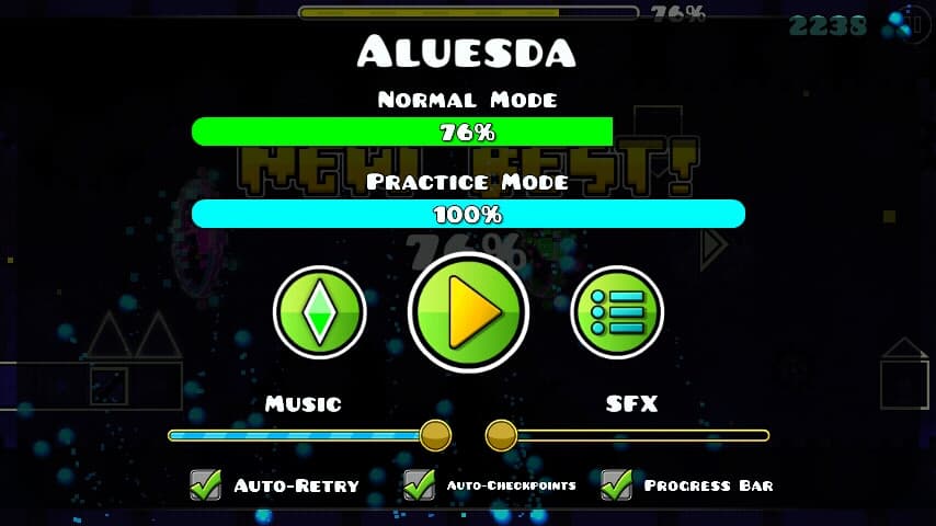 Aluesda 76%; (Progress #2)