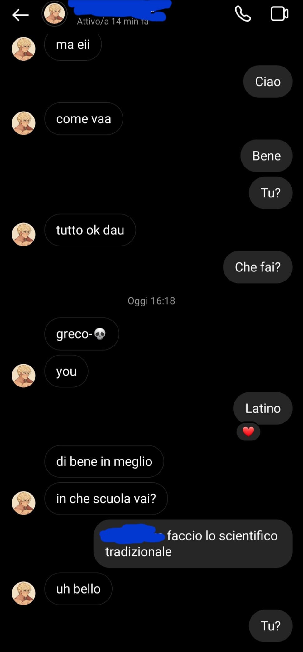 Esiste un modo per conoscere qualcuno senza che le conversazioni finiscano così? 