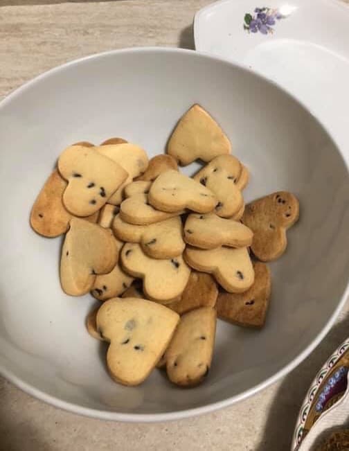 Biscotti di pasta frolla e gocce di cioccolato ?