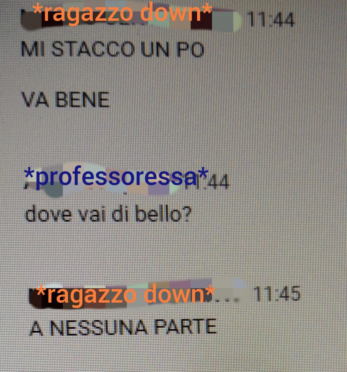 Io adoro quel ragazzo, ogni volta ci fa morire