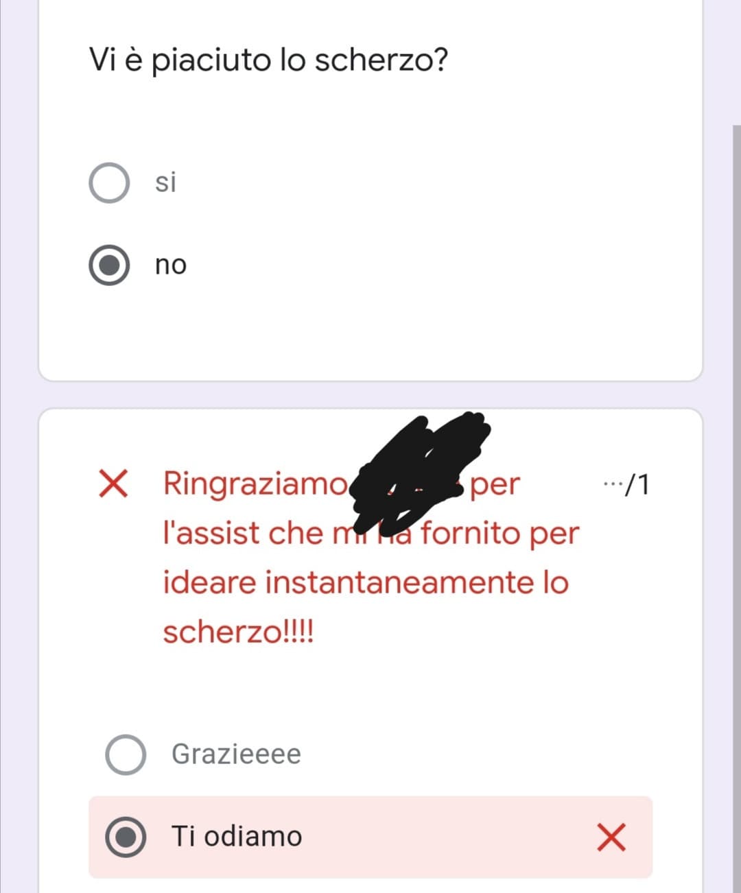 Haha il prof giocherellone, intanto un mio compagno stava morendo 