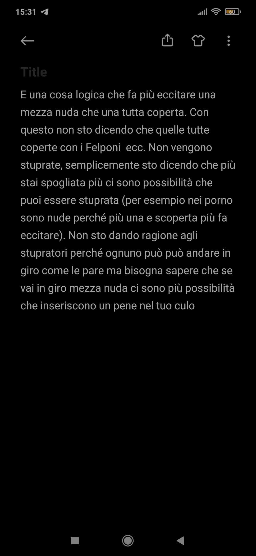 Insegreto va contro la libertà di parola quindi lo publico di nuovo 