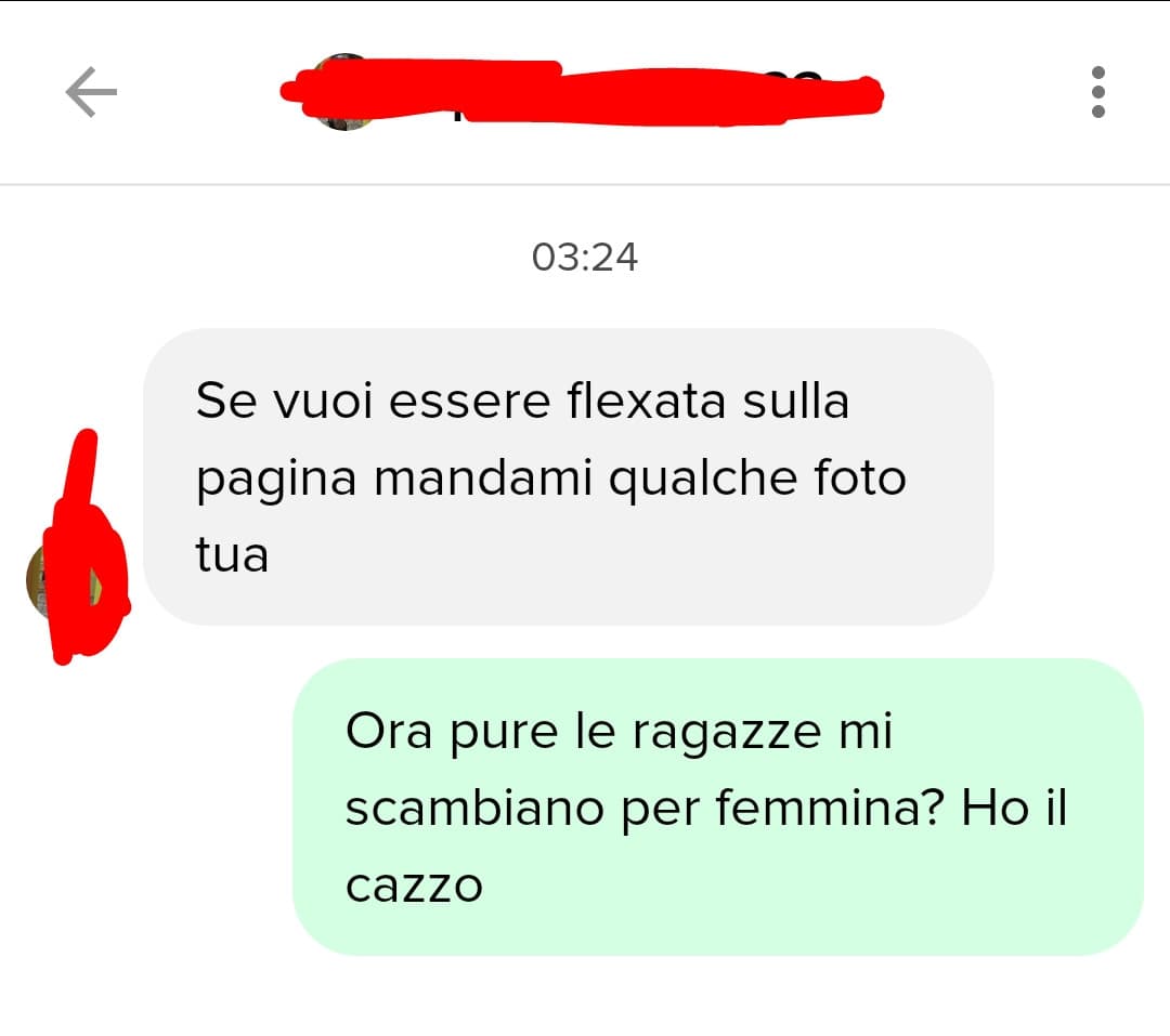 Stamattina, alle 6 e 20, mi sveglio con questo messaggio: